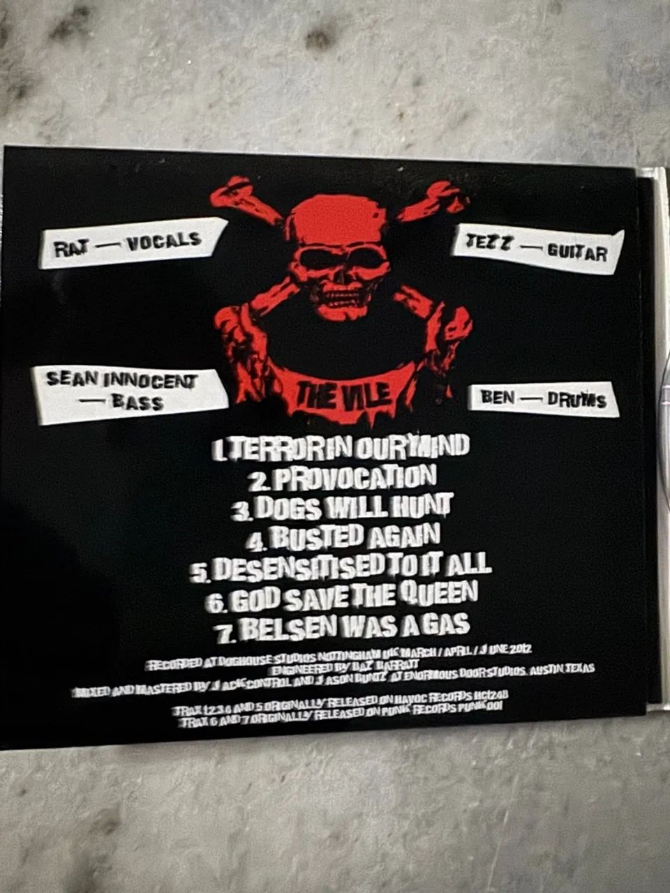 ENGLISH DOGS/THE VILE - SPLIT CD - Foto 4