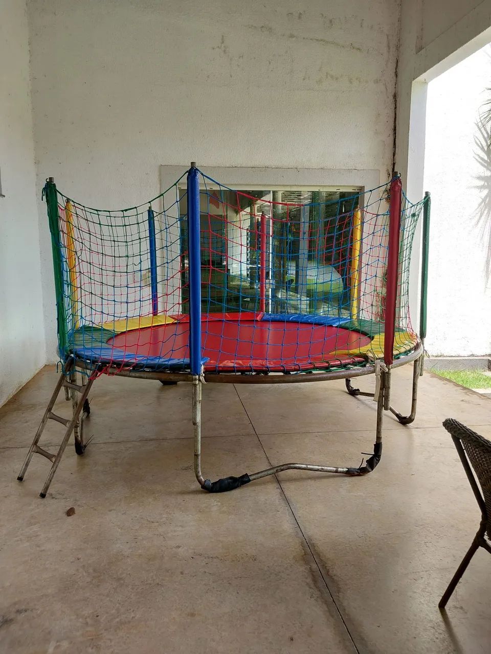 Cama elástica infantil com rede de proteção - Foto 2