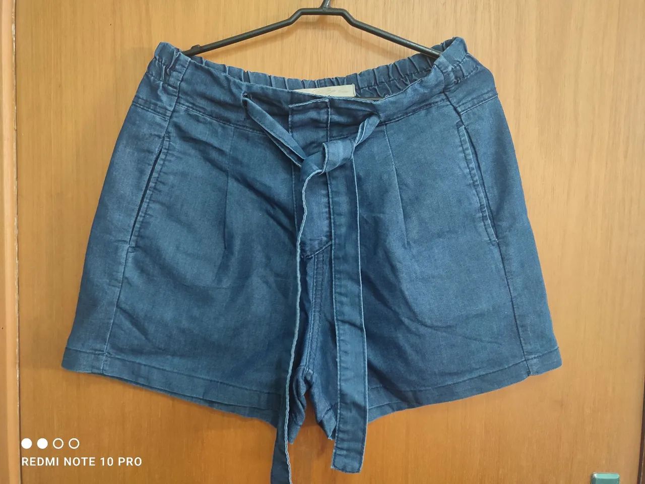Short pano leve soltinho azul - Foto 2