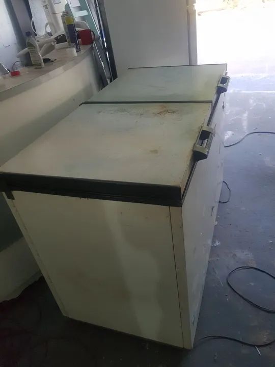 FREEZER BARATO HORIZONTAL DE 2 TAMPAS GELANDO MUITO. ENTREGO  - Foto 4