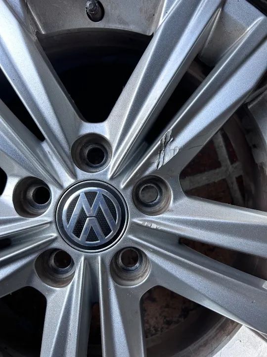VW: rodas de liga leve (alumínio) com pneus aro 15 - Polo, Nivus, Virtus, Spacefox, etc - Foto 3