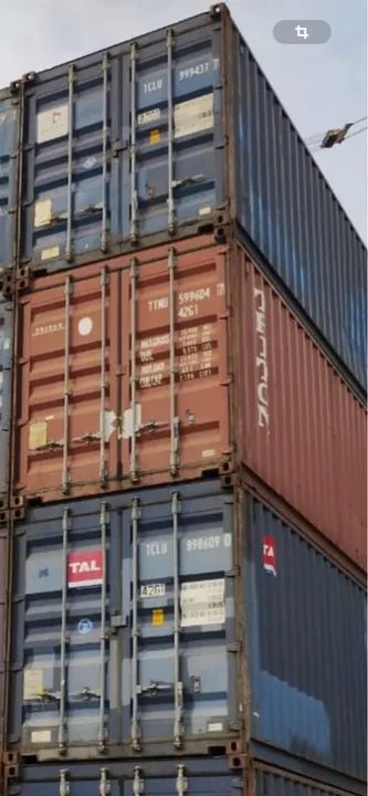 Container de 20 e 40 pés disponível com transporte  - Foto 2