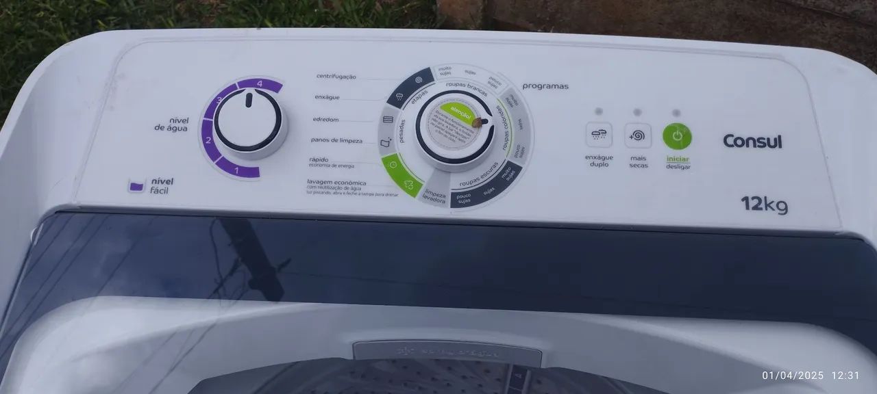 Máquina de Lavar Consul 12kg - Semi-nova