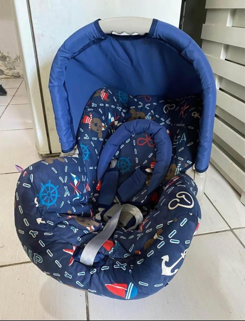 Bebê Conforto Azul Marinho Temático