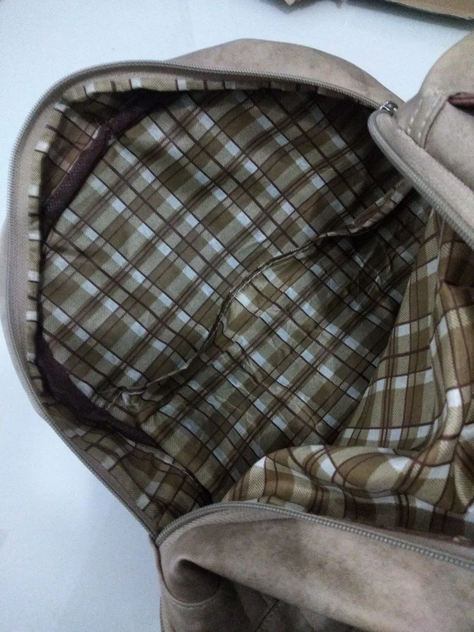 Mochila de Couro Marrom - Foto 4