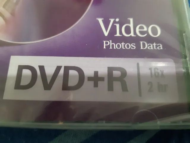 Mídia DVD+R 16x 2hs com caixa de acrílico lacrada - CDs, DVDs etc