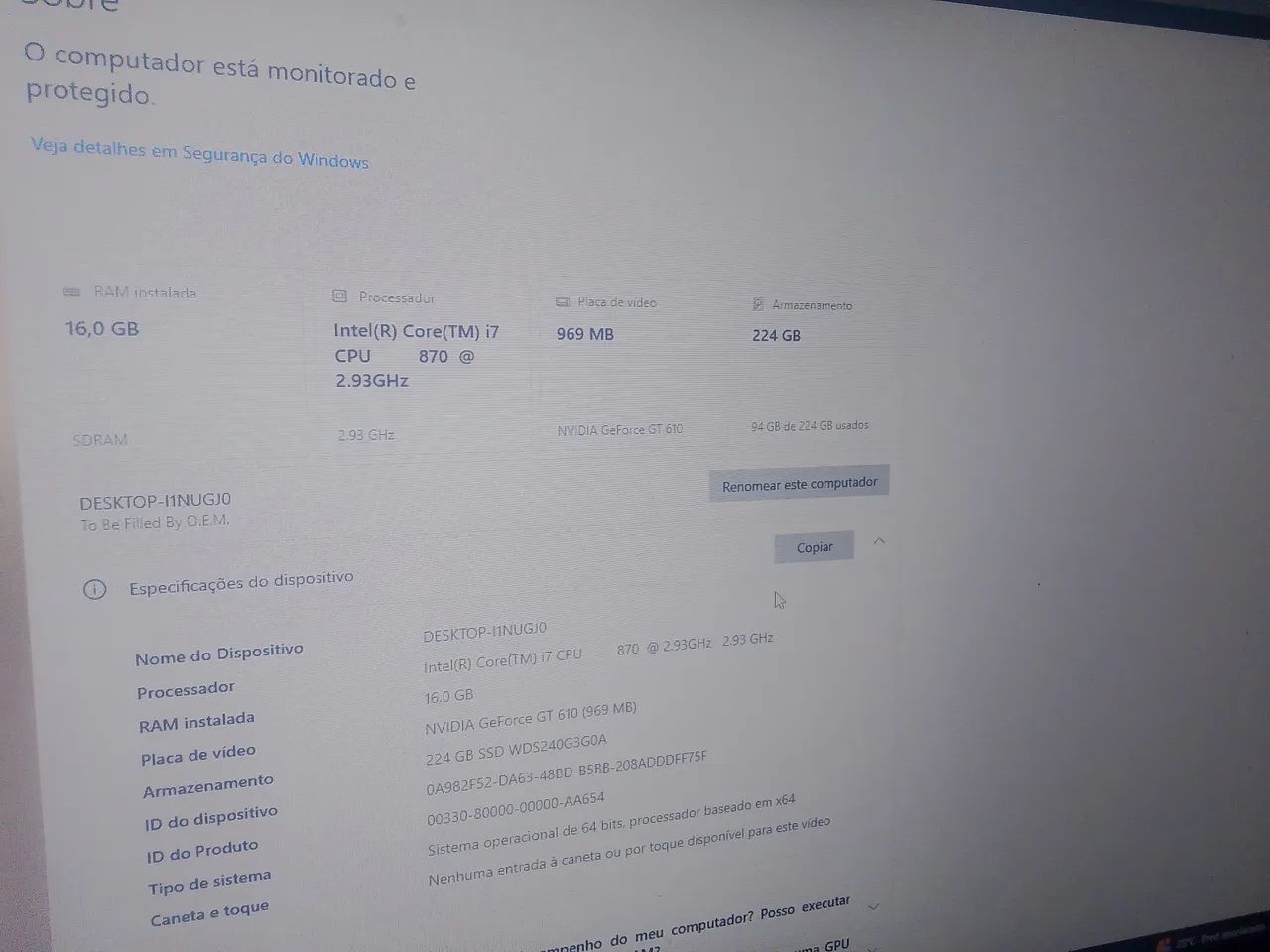 Vendo Pc gamer abaixo do preço