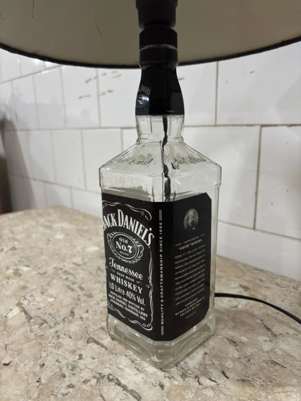 Abajur Jack Daniels - Artesanal - Foto 4