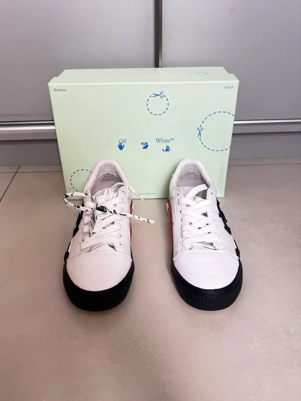 Tênis off white original + caixa + dust bag - Foto 4