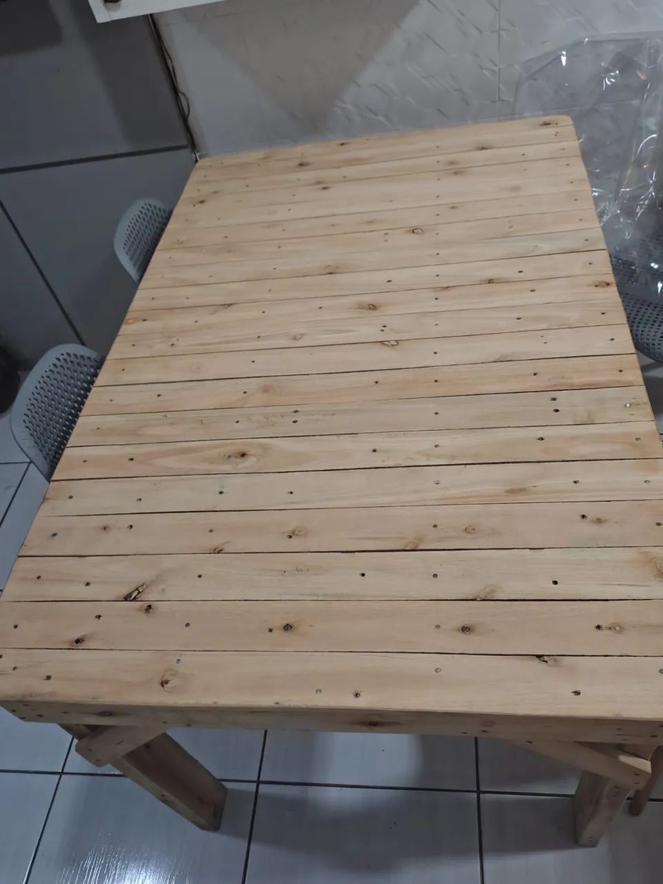 Mesa de madeira pinus  - Foto 2