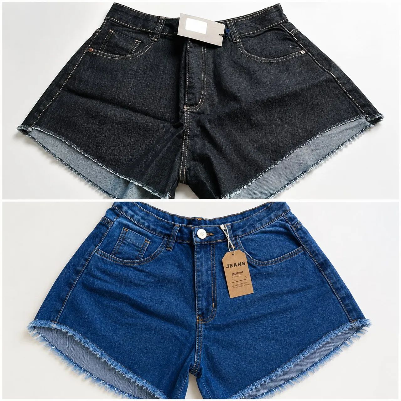 Shorts jeans com Lycra. Tamanho 40/42  - Foto 2