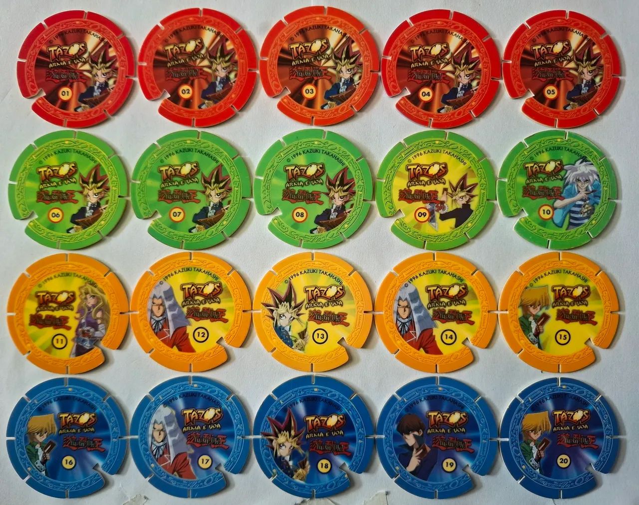 Coleção completa tazos yu-gi-oh! arma e voa - Foto 2