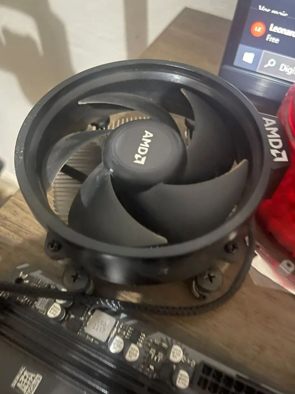 Kit Ryzen 5 4600G + Mancer B450 + Cooler Original | Completo e Funcionando - Foto 3