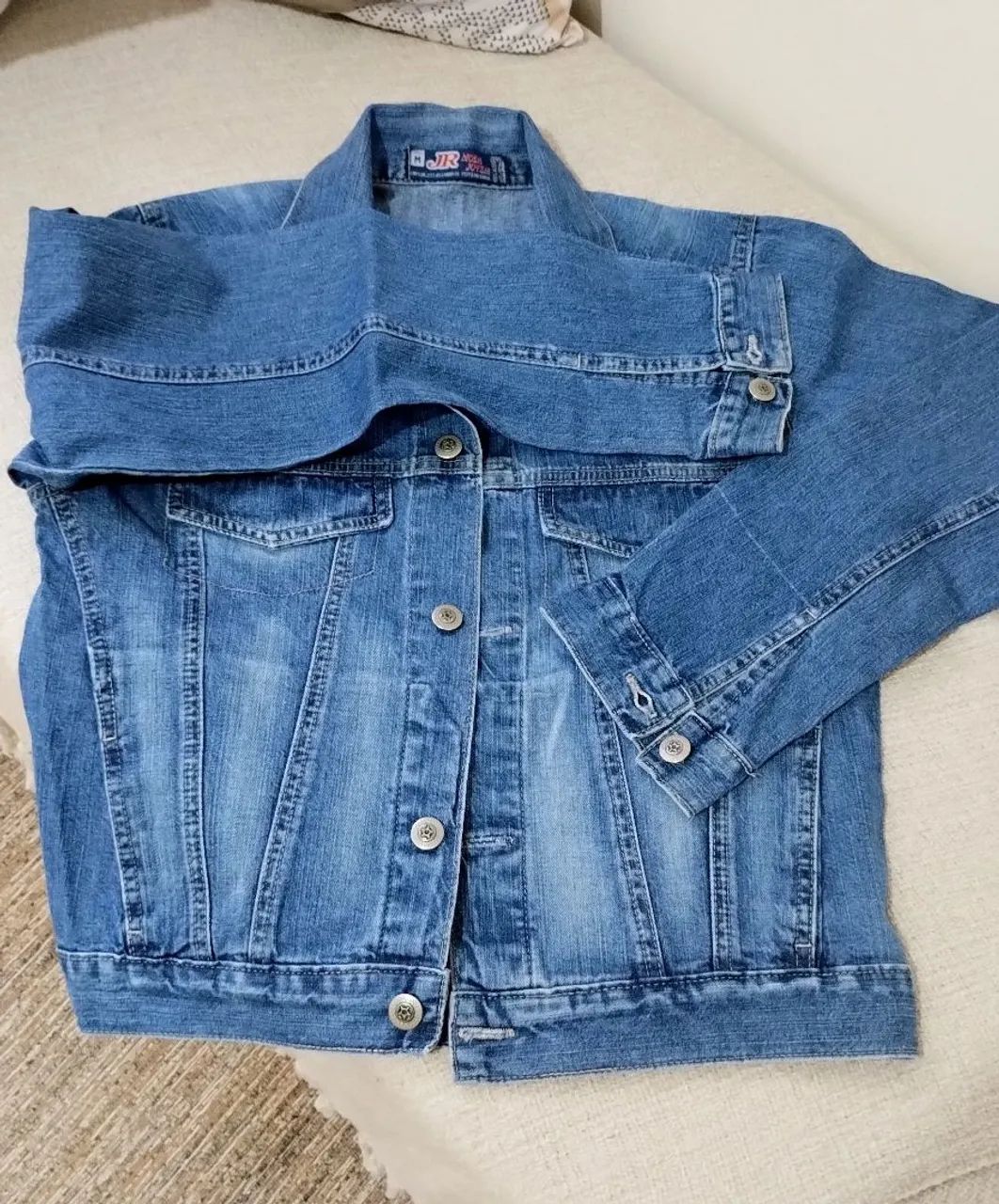 Jaqueta jeans feminina  - Foto 2