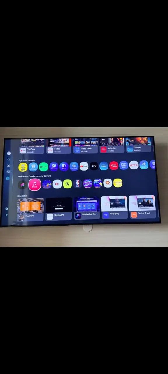 Vendo tv 55 polegadas  4 k nova - Foto 2