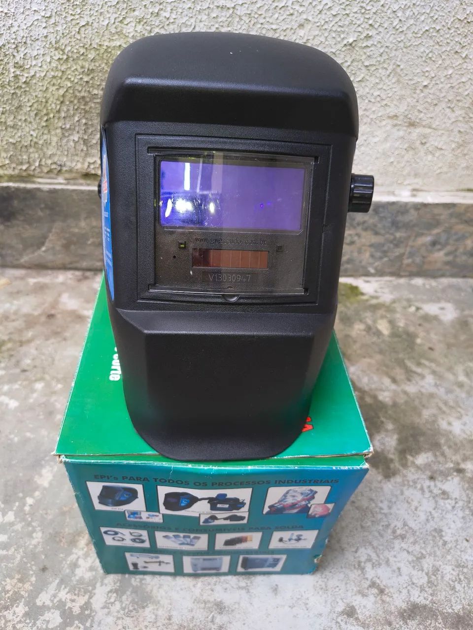 Máscara de Solda Automática GW Escudo - Pouco Uso (Perfeito Estado) - Foto 2