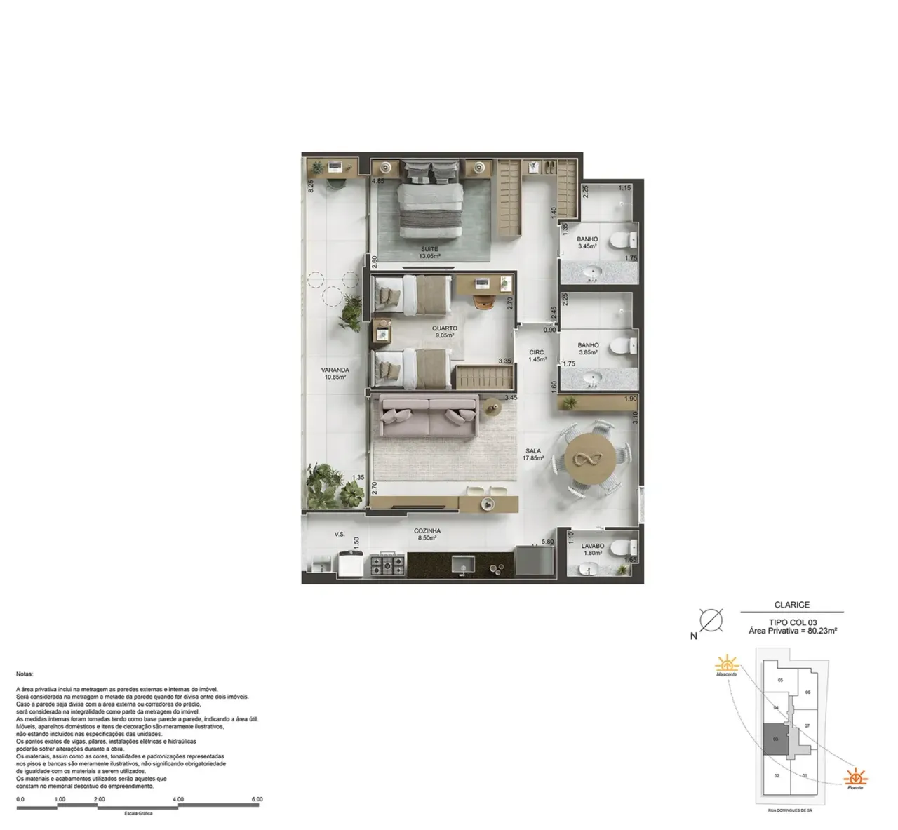 PLANTA 80m²