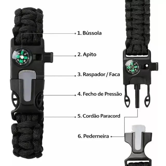 kit de Sobrevivência com 11 itens + Kit Pesca Leve - Foto 5