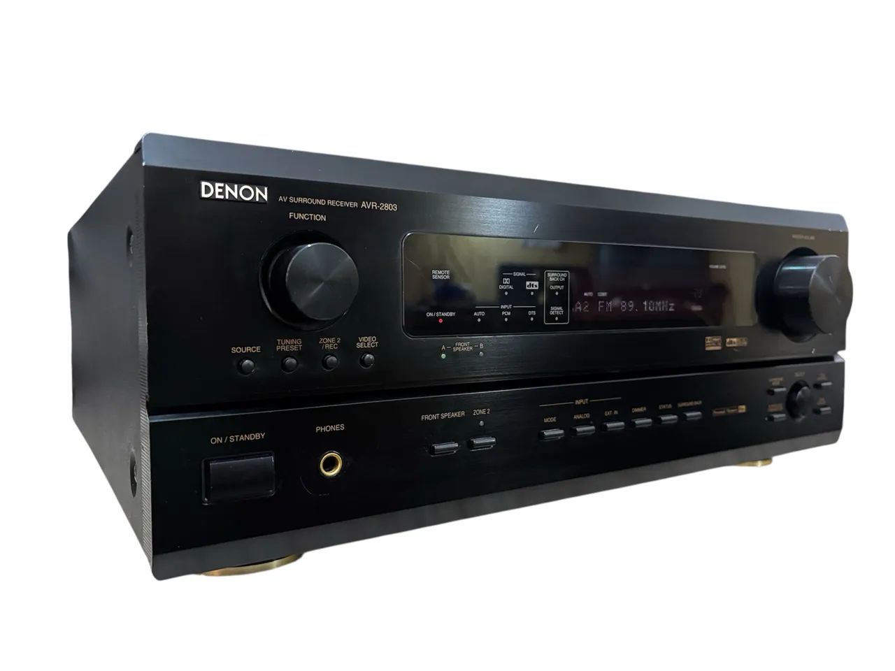 Receiver Denon AVR-2803 Made in Japan com entrada phono
