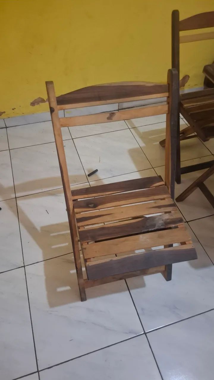 mesas dobráveis conjunto com 4 cadeiras - Foto 2