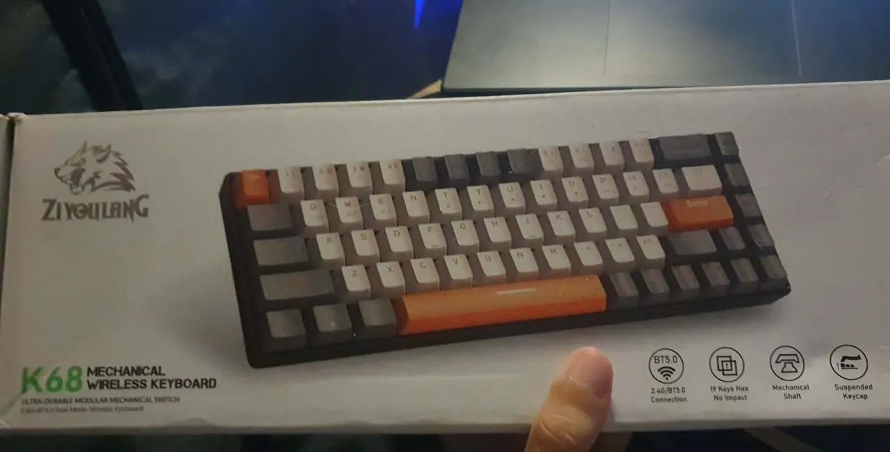 Teclado mecanico Bluetooth 