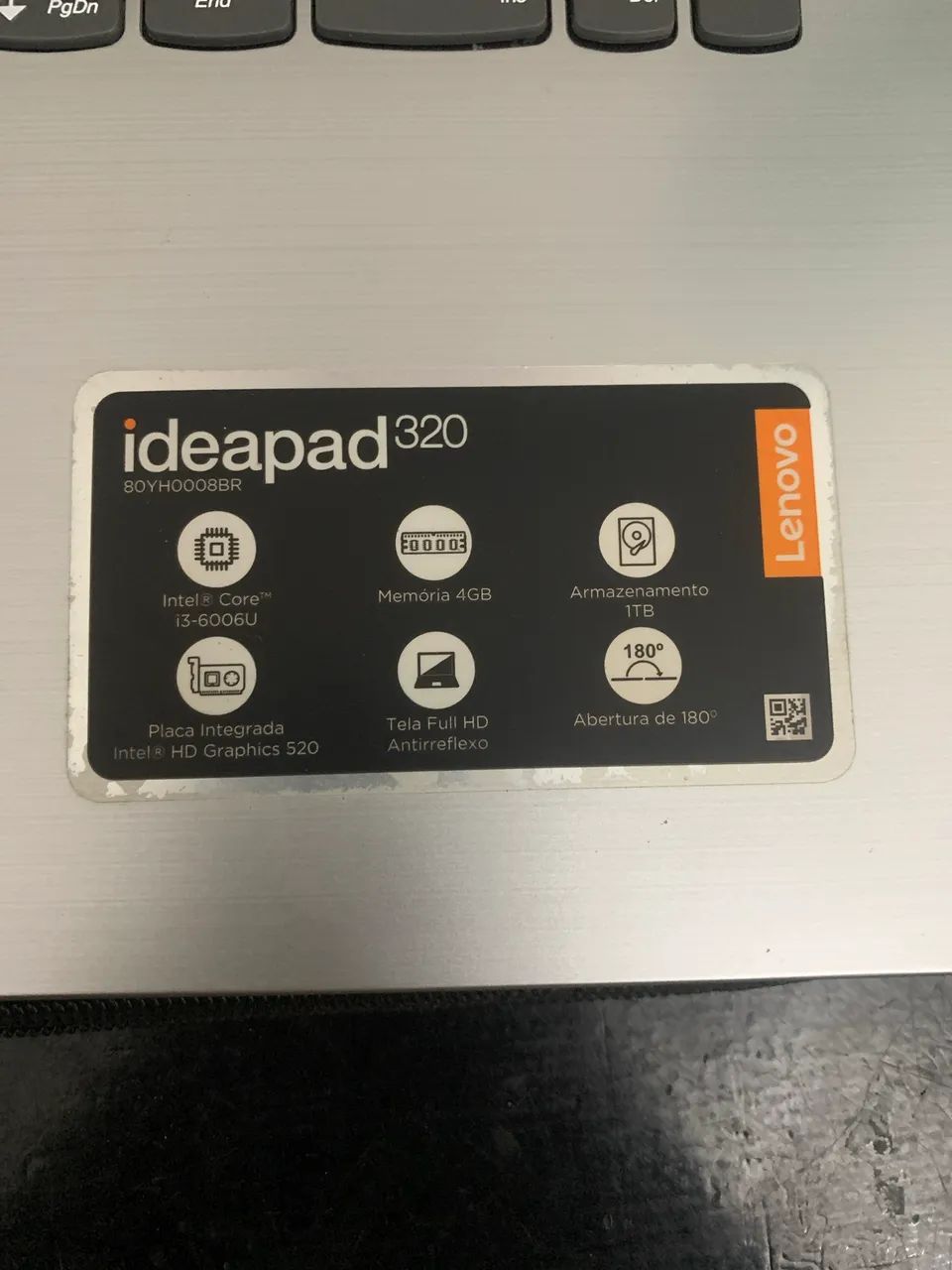 Notebook Lenovo Ideapad320 I3 1TB  - Foto 2