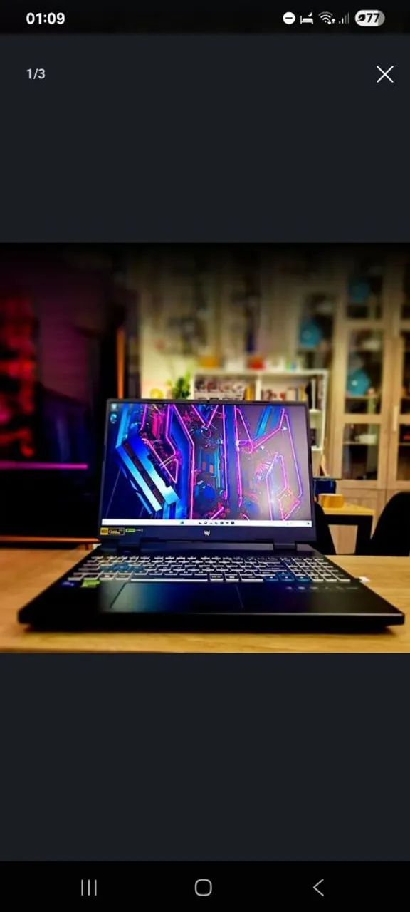 Notebook Gamer Acer Predator Helios Neo 16