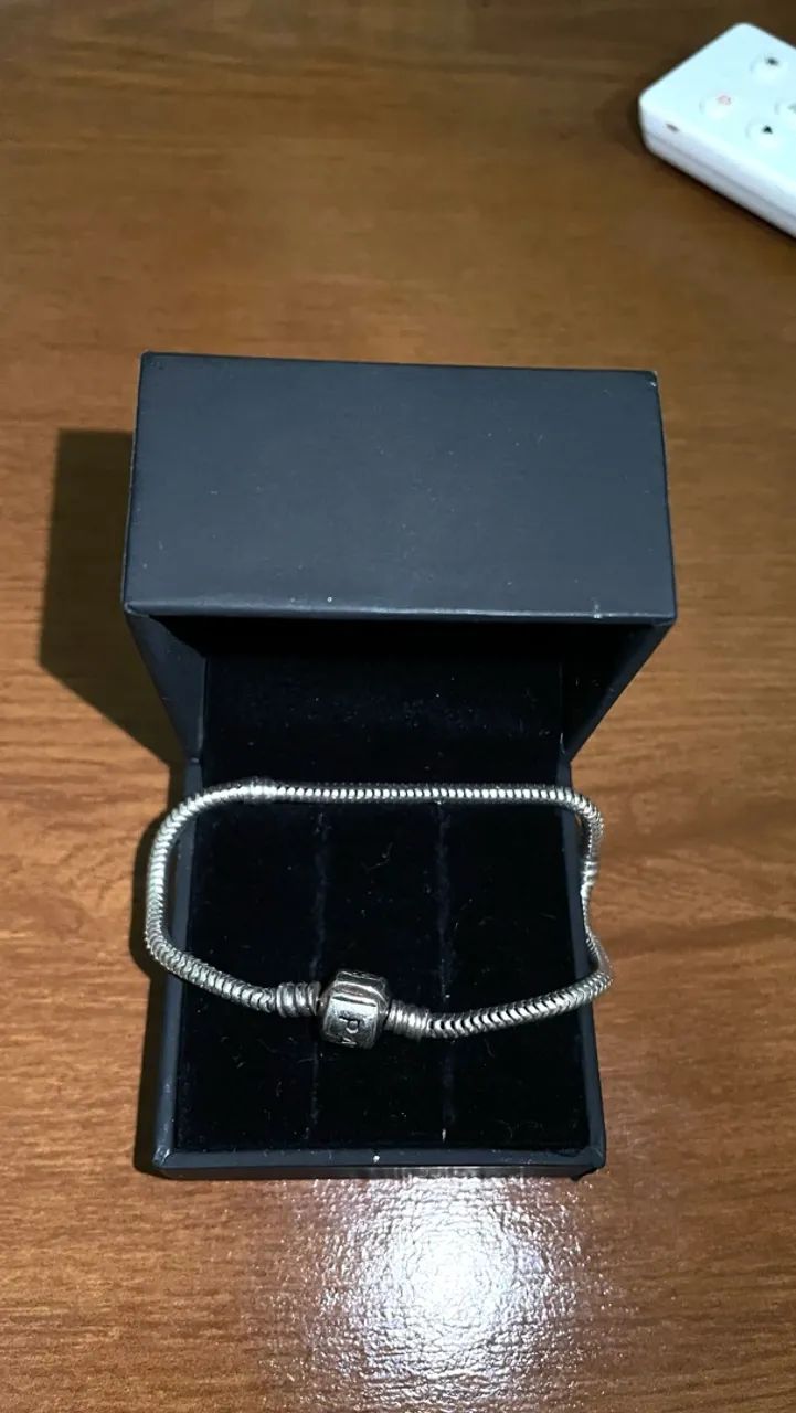 Pulseira para charms em prata - Pandora original  - Foto 2