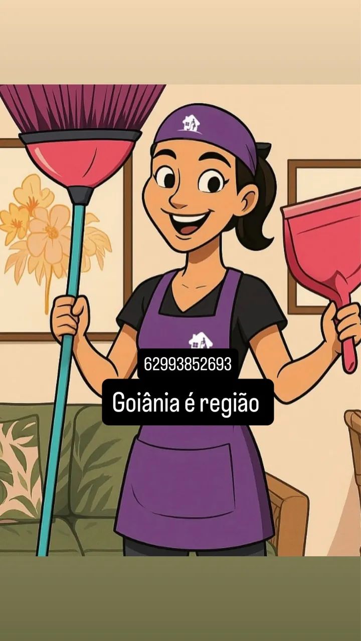 Diária  Goiânia e região  de limpeza !!!! 