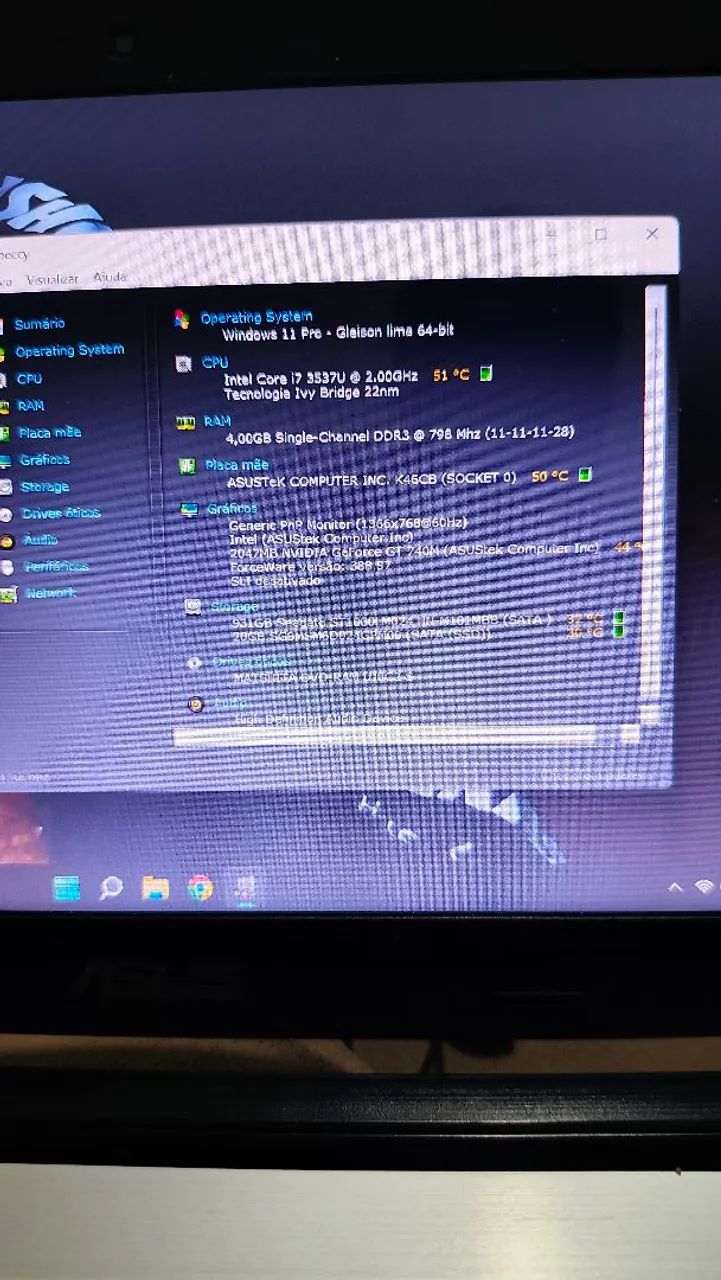 Notebook assus i7 placa de vídeo SSD e hd - Foto 3