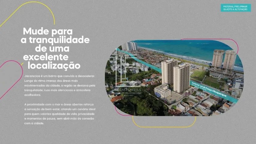 Apartamentos de 2 e 3 quartos a partir de 53m² próximo à praia - Edifício Mood Jacarecica - Foto 4