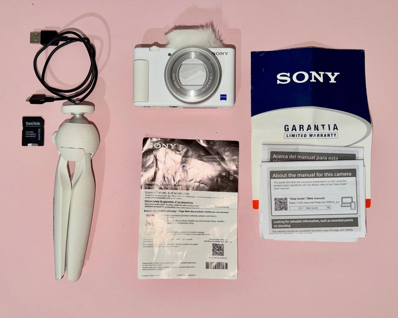 Sony ZV1 Branca | Comprada em Buenos aires (usada 1x) - Câmeras e