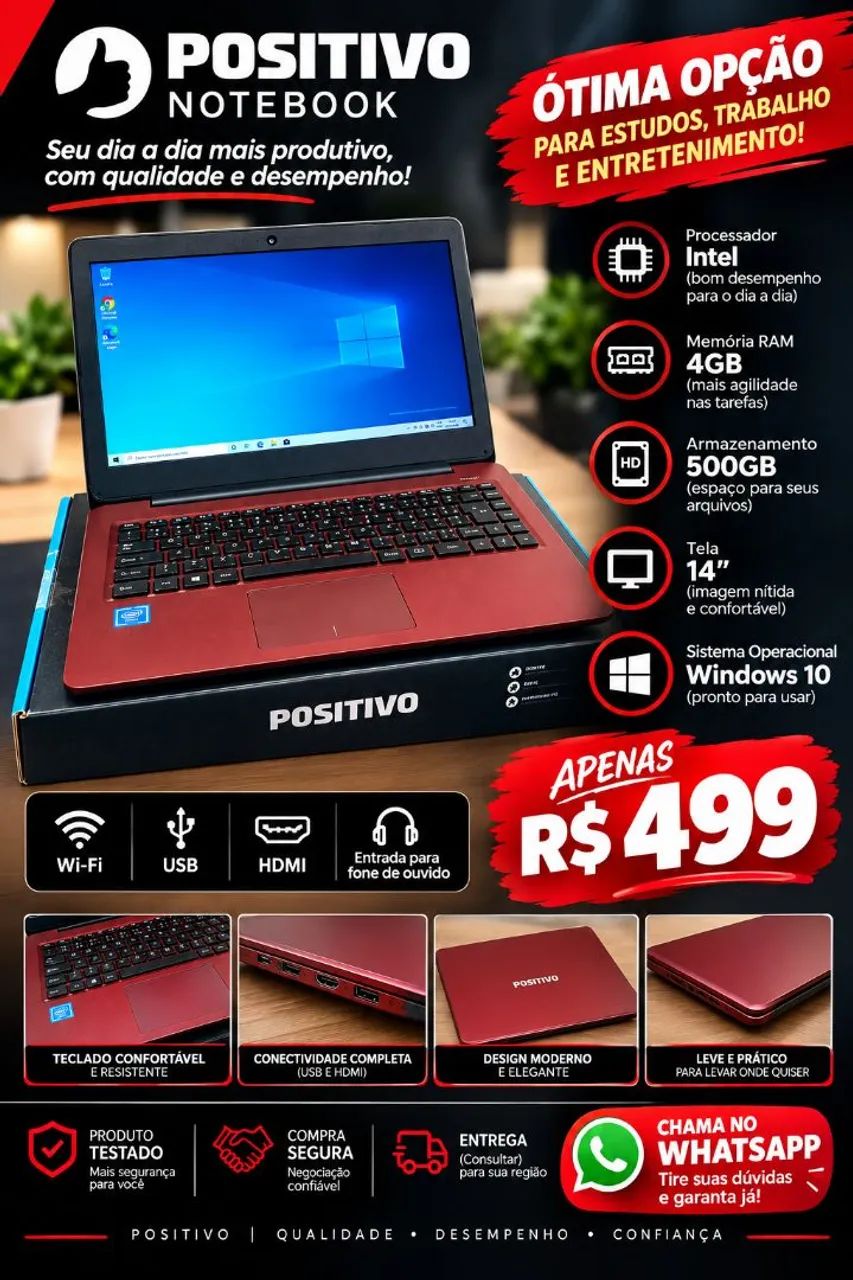notebook Ultrabook positivo 4gb bateria boa  - Foto 5