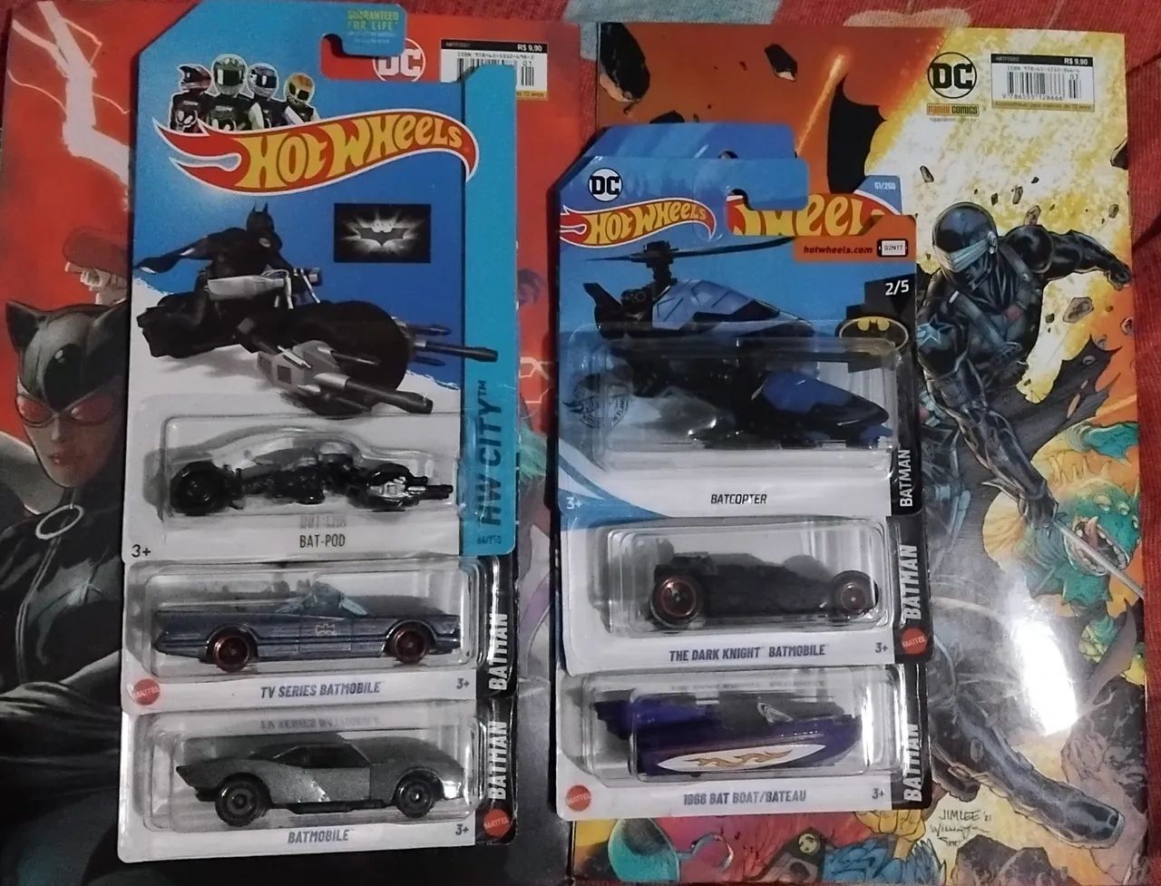 Lote Hotwheels Batman 