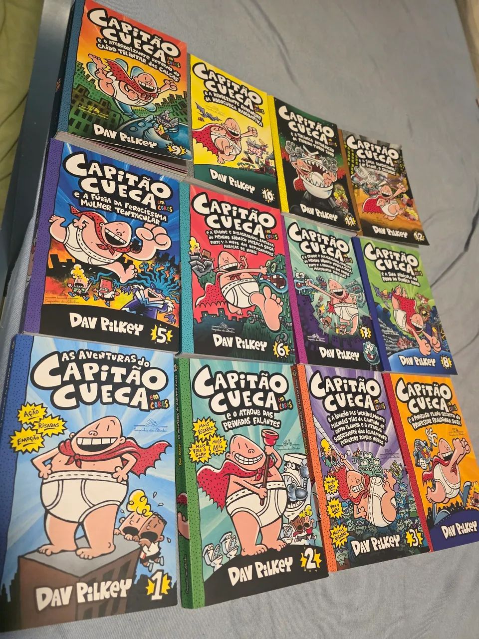 Coleção completa do Capitão Cueca (1 volume ao 12) - Livros e