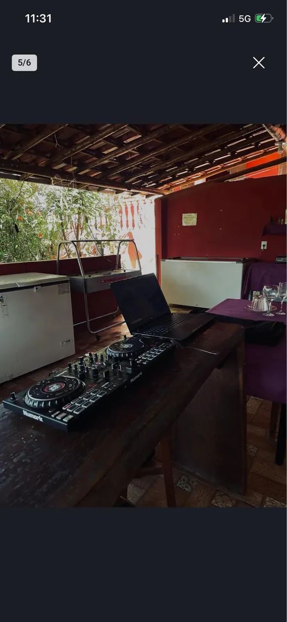 Controladora DJ 4 Decks com Displays nas Jog Wheels- Numark Mixtrack Platinum Fx - Foto 5