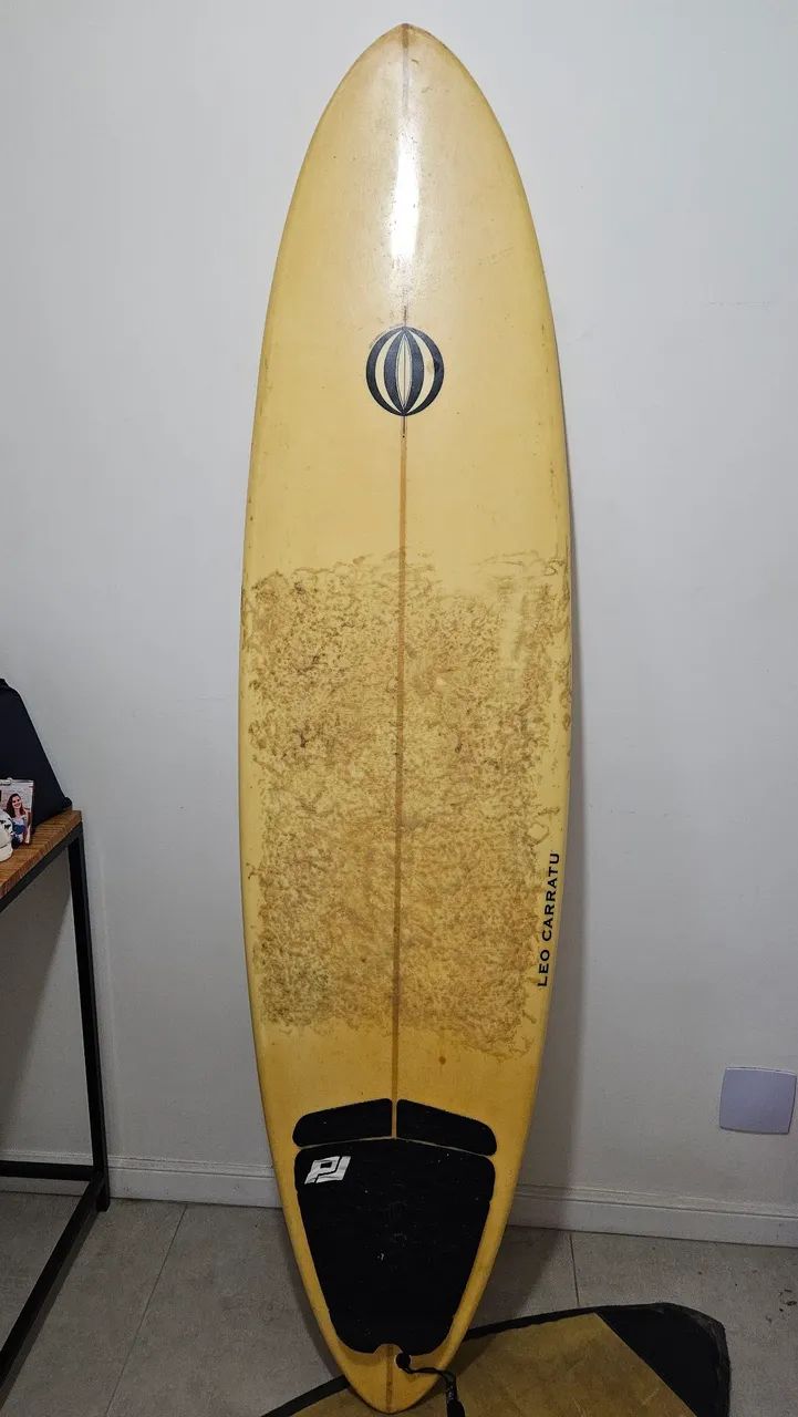 Prancha de Surf Leo Carratu com Capa e Deck