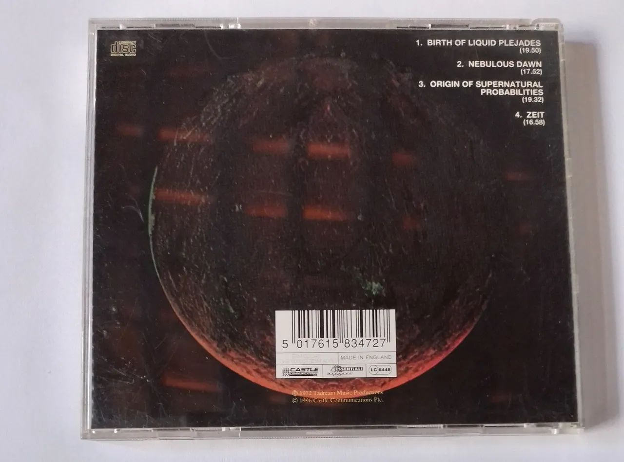 Cd Zeit Tangerine Dream Importado e Remasterizado  - Foto 2