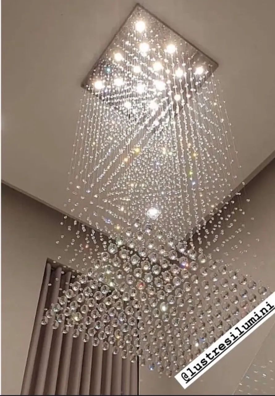 Lustre de Cristal para escada
