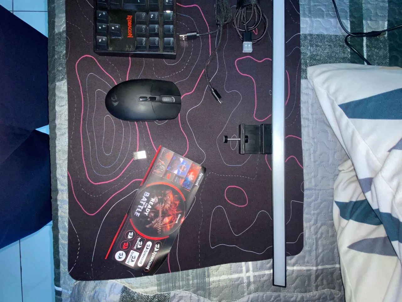 TECLADO E MOUSE REDRAGON SEM FIO R$500 - Foto 3