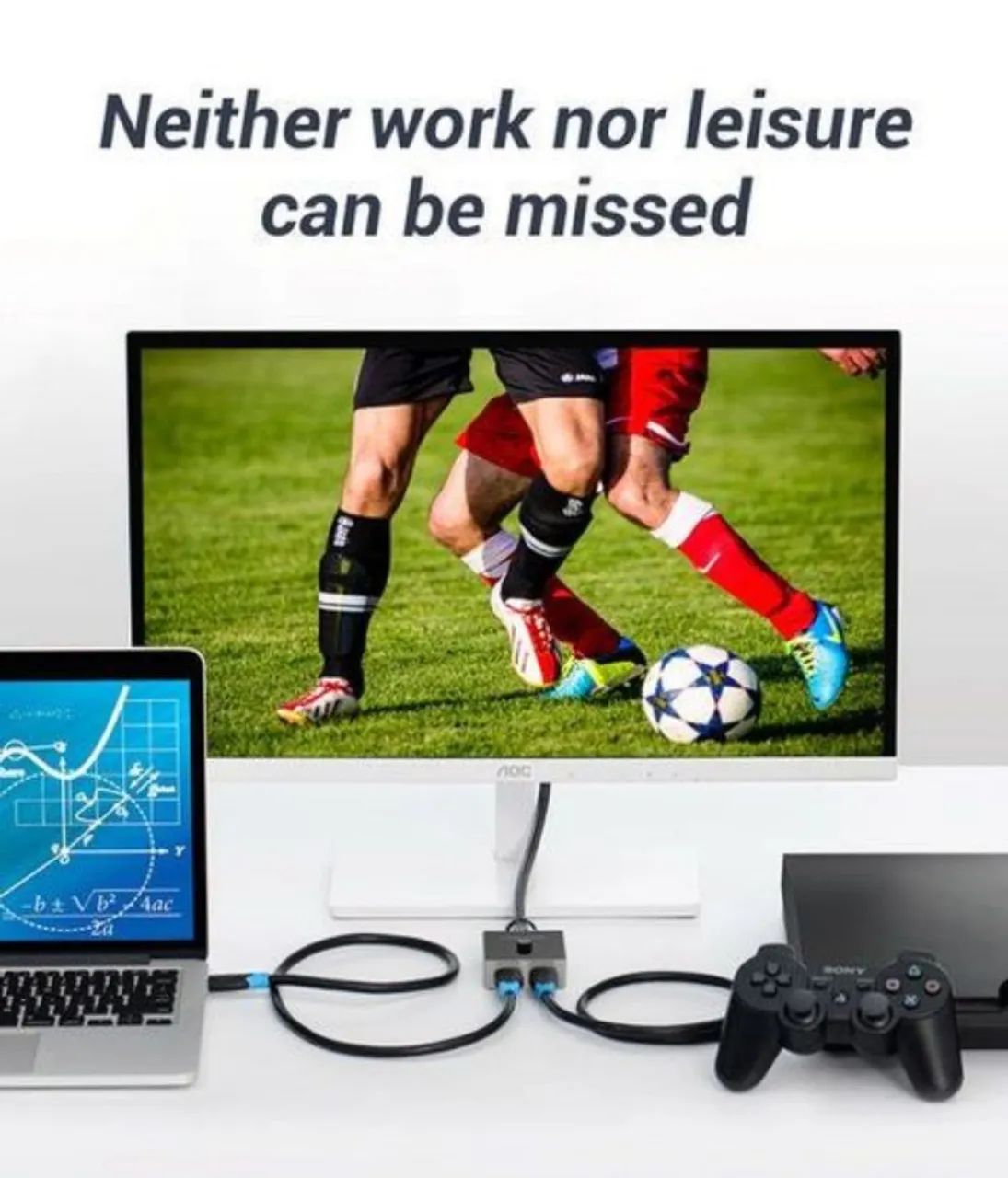 VENTION - HDMI Splitter para HDTV - Hdmi Switch - HDMI Switcher - 4K 60Hz PS4/5 - Foto 5