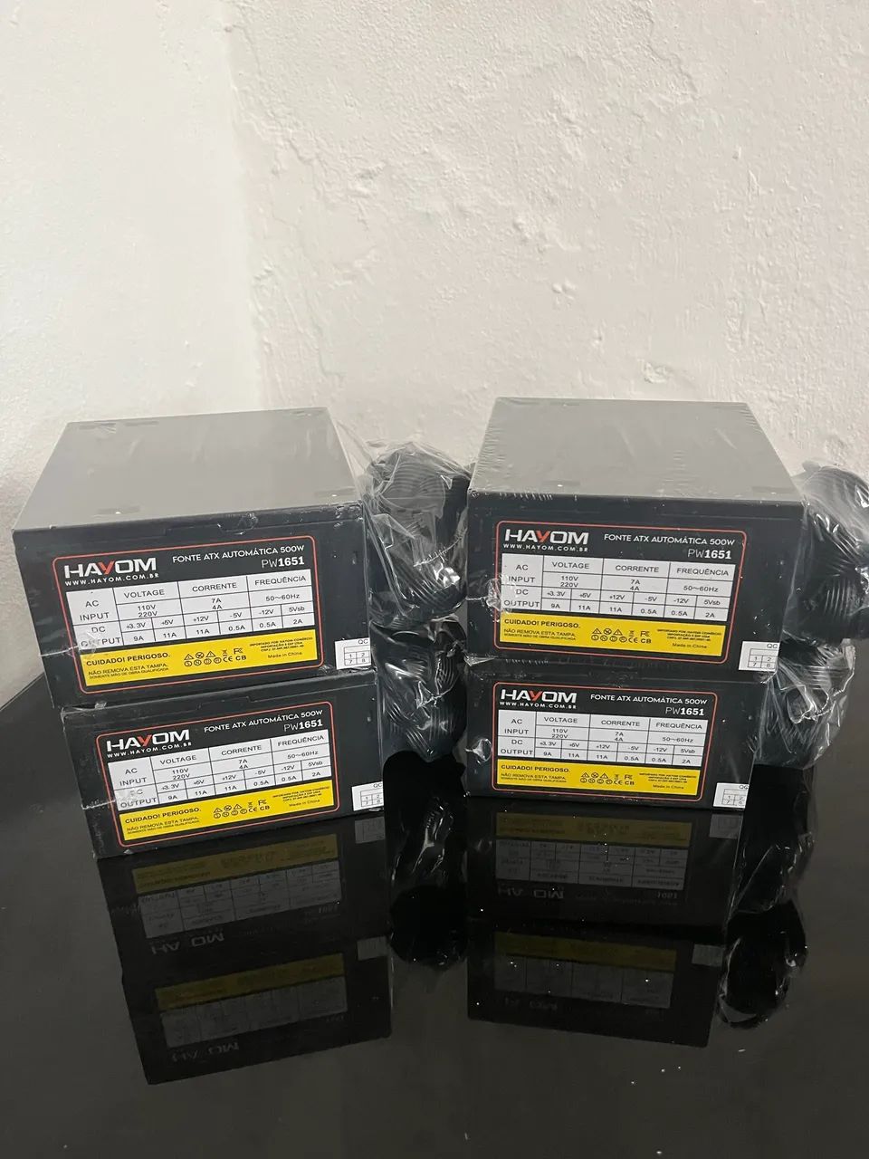 FONTE 500W NOVA LACRADA+ENTREGA GRÁTIS 