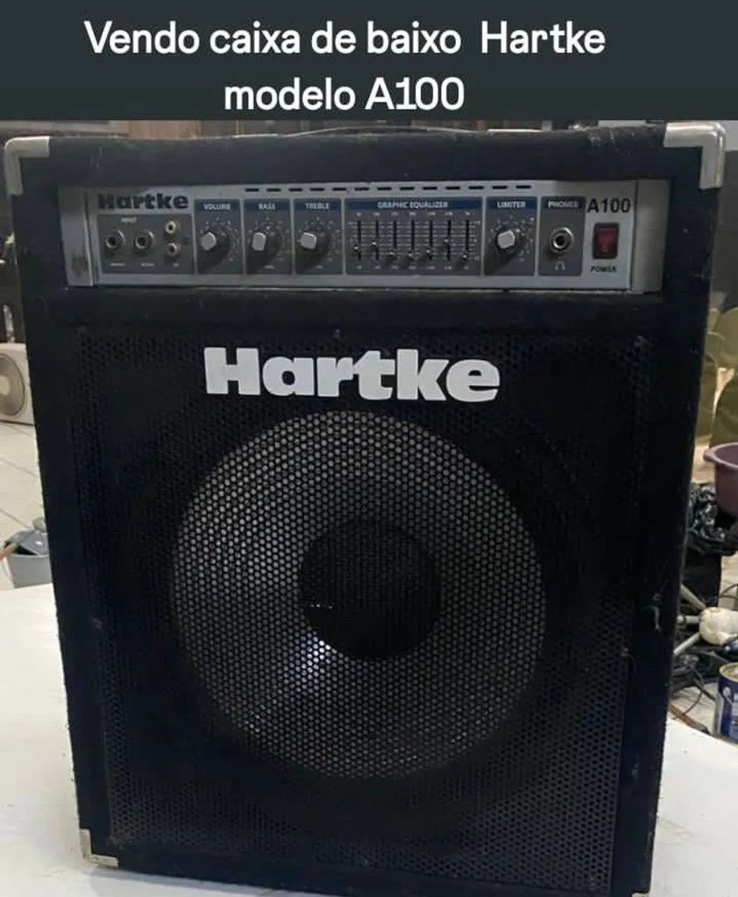Caixa Para Baixo Hartke modelo A100 - Foto 5