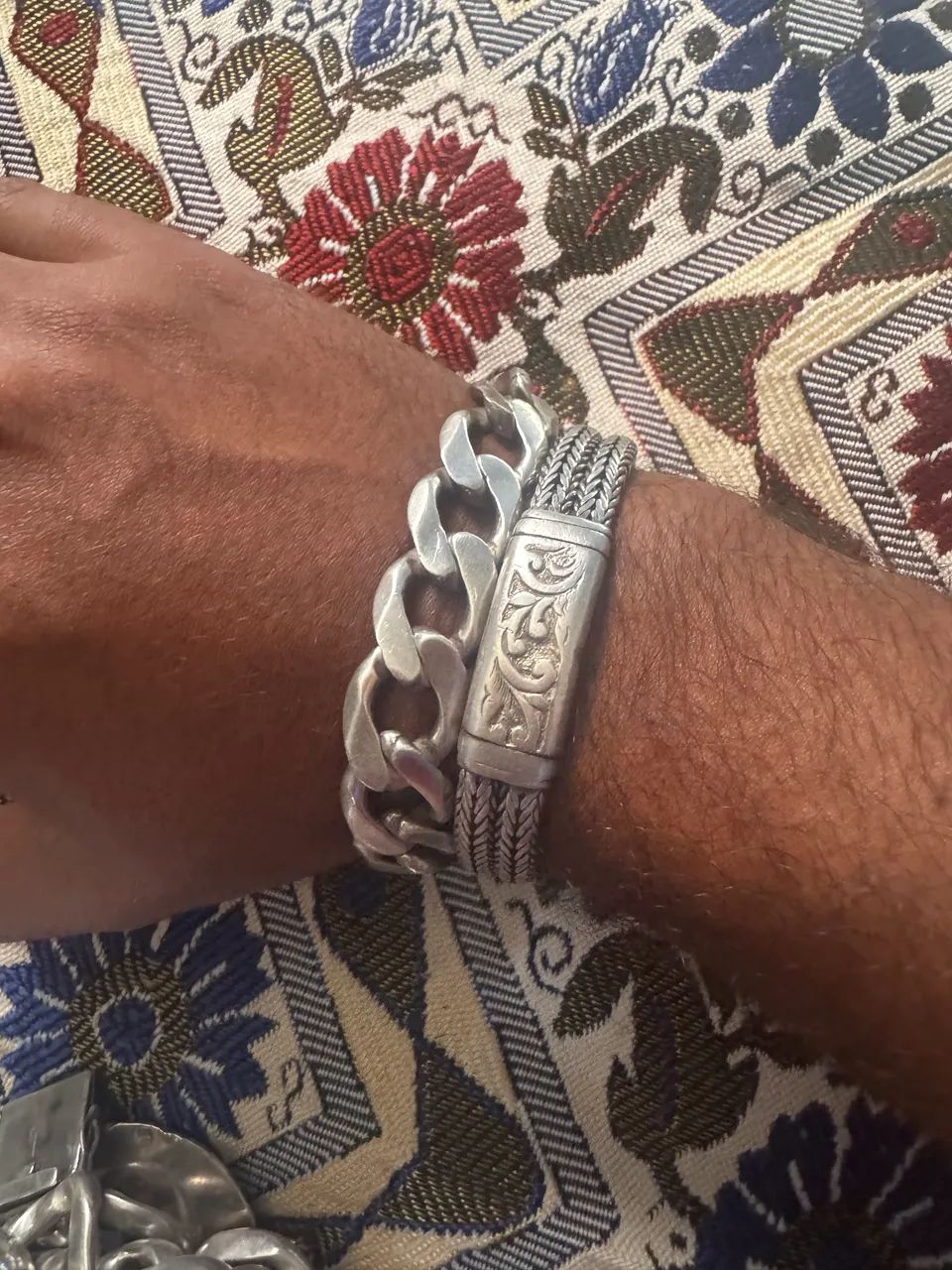 Pulseira de prata - Foto 3