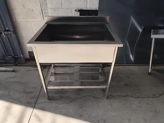 tanque inox 0,60m compacto para apoio 