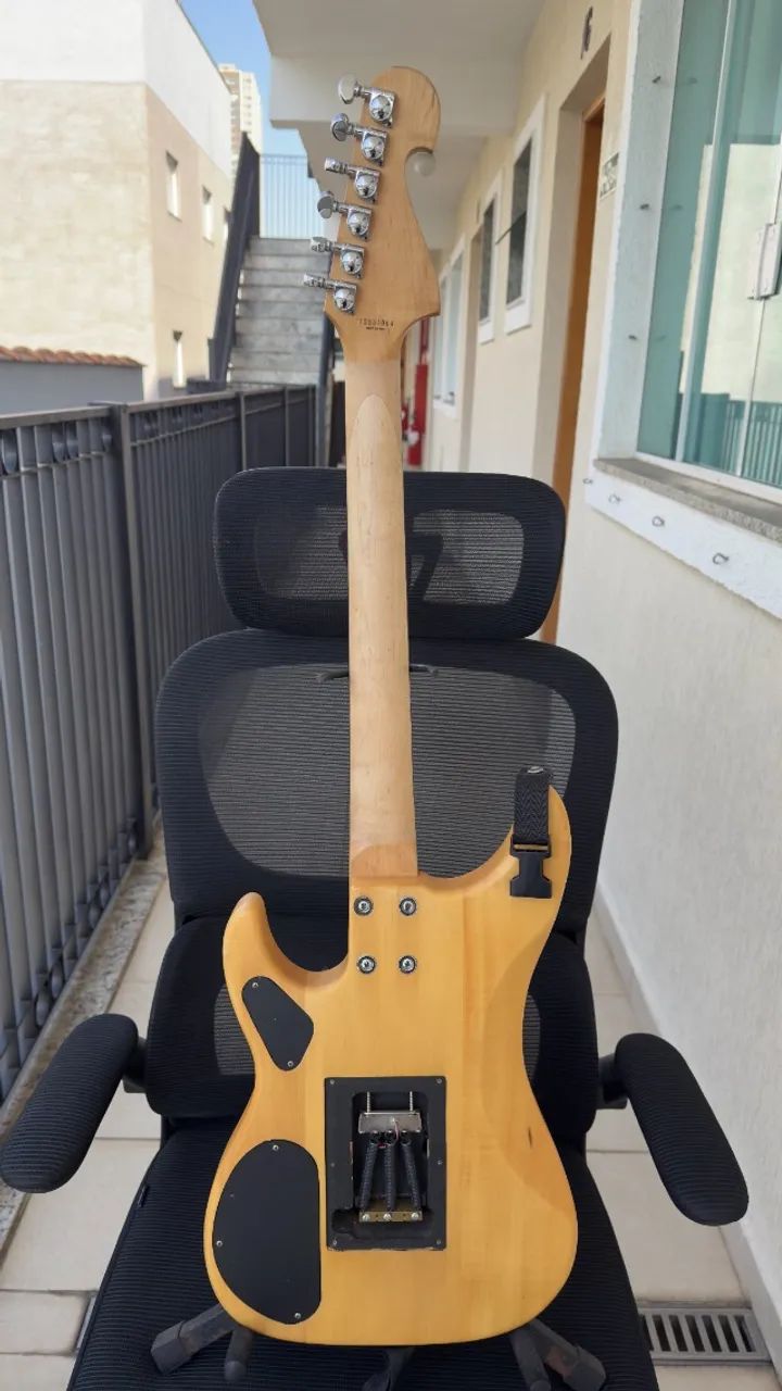 Guitarra Washburn N2 com upgrade ponte Gotoh NOVA e Bill Lawrence USA - Nuno Bettercourt - Foto 4