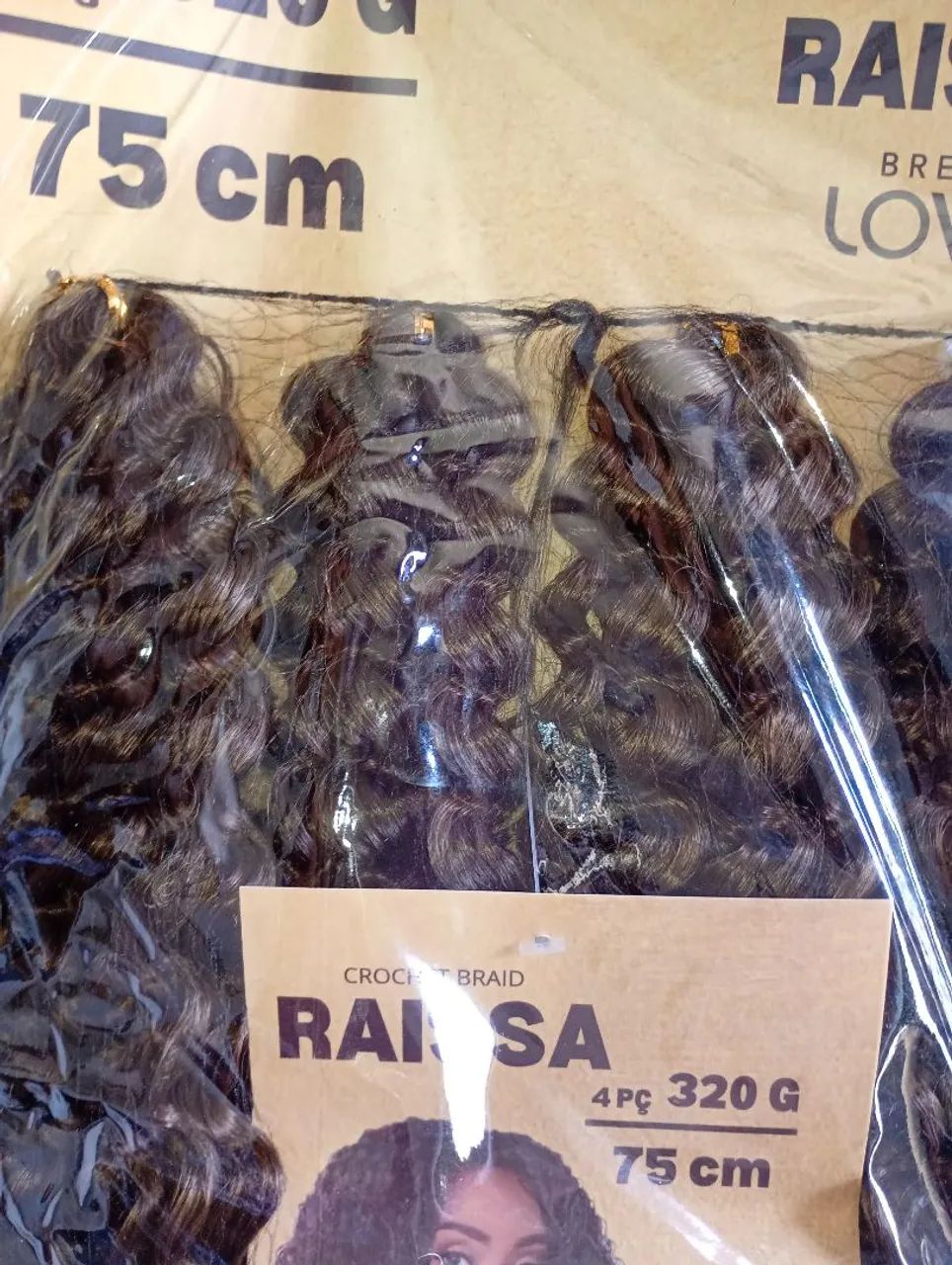 Vende cabelo 320 g e 75cm sem tela. - Foto 5