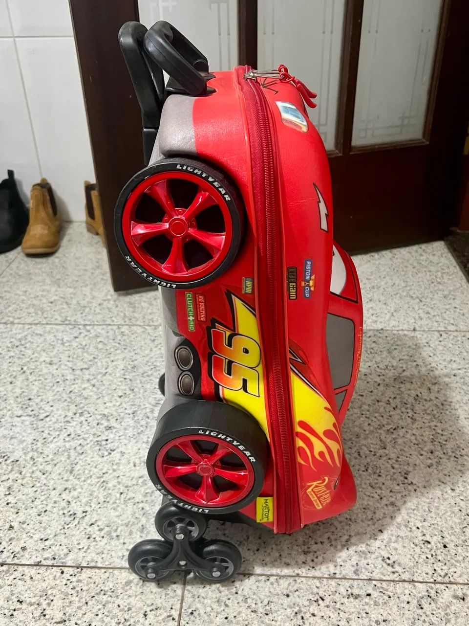 Mochila Carros McQueen Original Disney - Foto 5