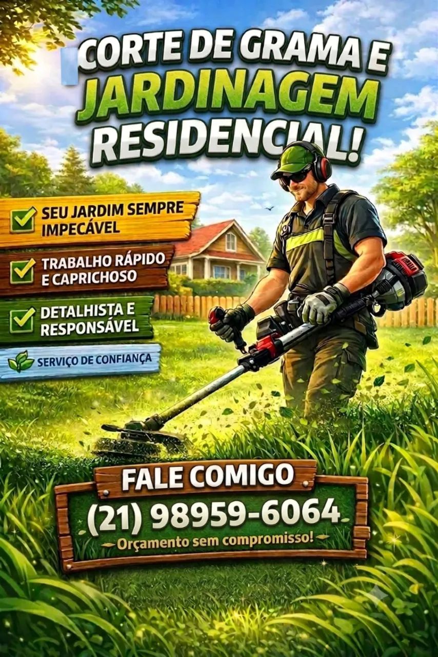 Corte de Grama Residencial 