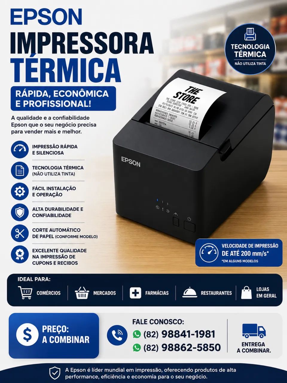 Impressora térmica Epson 
